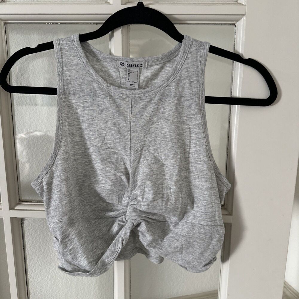 Women's Large Forever 21 Yoga Tank Top Cropped New Workout